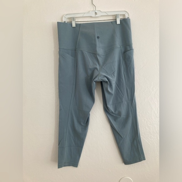 Athleta Salutation Stash Pocket II 7/8 Tight Leggings Mint Green Size 1X Travel - Picture 5 of 9